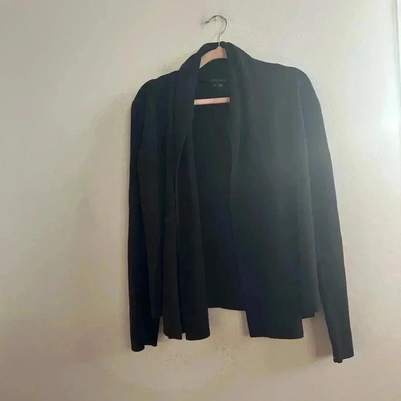 Theory wool cashmere open front cardigan - Picture 1 of 5